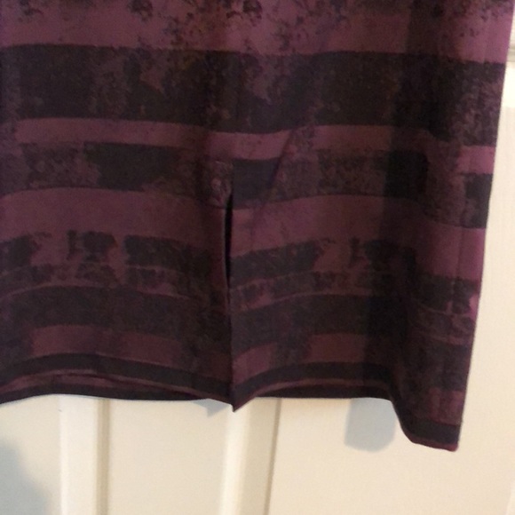 Formal LBisse Purple sleeveless mid length shift dress - Picture 6 of 6